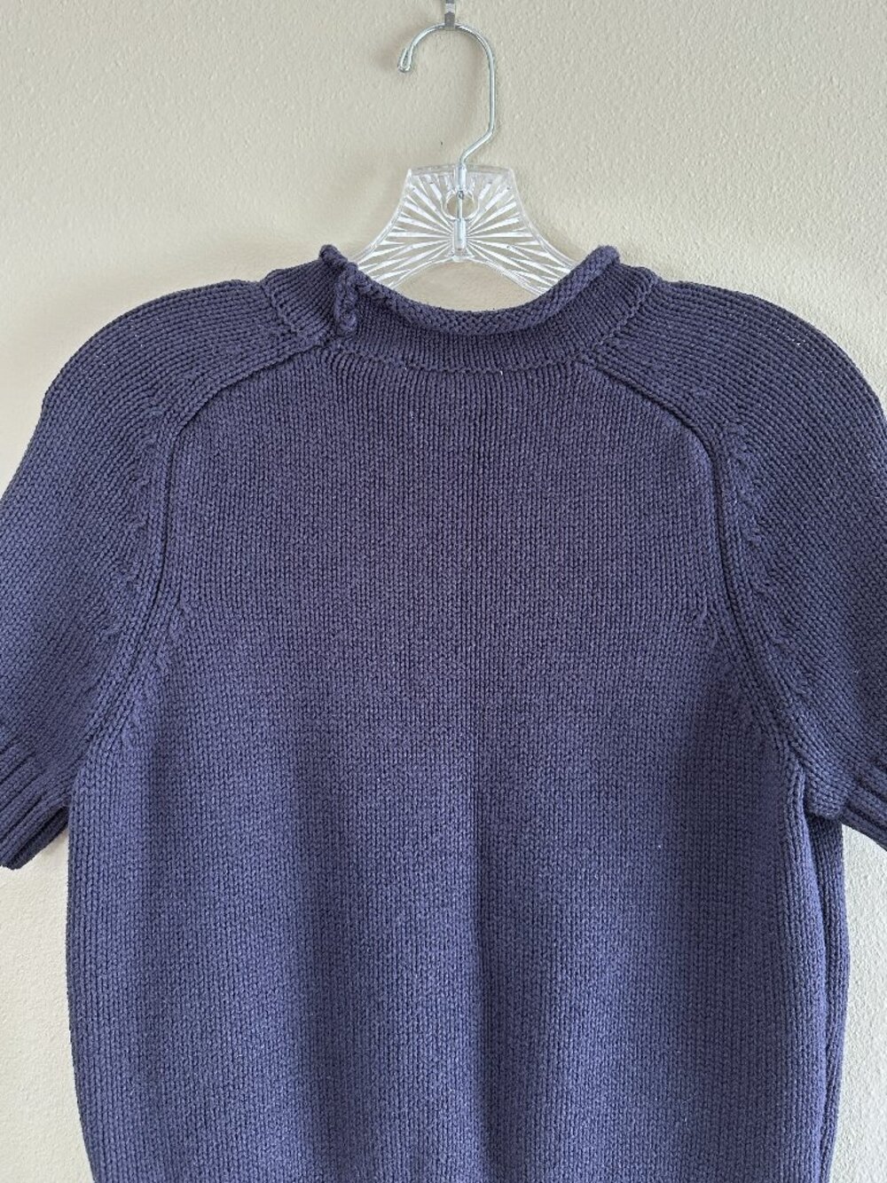 Free Assembly 100% Cotton Lobster Rollneck Sweater, S, Navy Coastal Beach - Picture 8 of 8